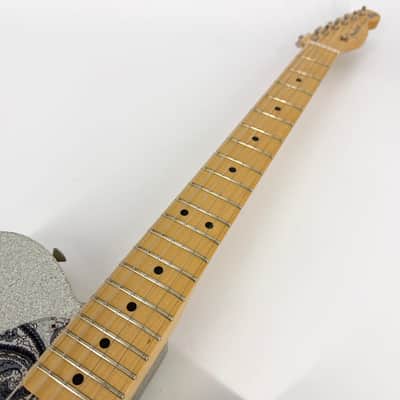 2017 Fender Brad Paisley Road Worn Telecaster – Silver Sparkle image 9