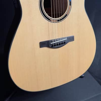 Yamaha TAG1E TransAcoustic Dreadnought Acoustic-Electric Guitar Gloss Natural w/ Soft Case image 3