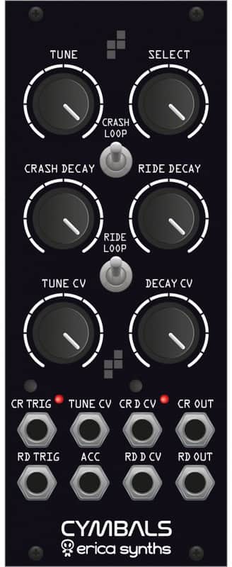 ERICA SYNTHS CYMBALS : BRAND NEW :  [DETROIT MODULAR] image 1