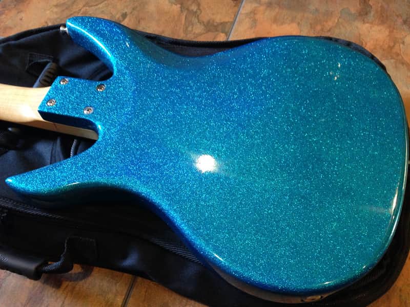 Kramer Vaccaro X-RAY V2 Electric Bass Guitar Aluminum Neck Sparkle