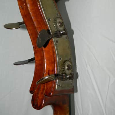 Tyrolean made String Bass circa 1900. Unique Cello shape image 9