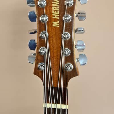 M. Hernandez Bajo Quinto — Single-Cut, Gold Pickguard, Active EMG, Hard Case image 4