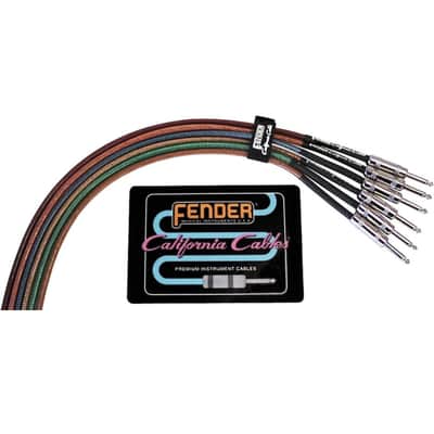 Fender California Series, 10’ California Cable - Candy Apple Red -  099-0410-009 - Mid-90’s - Discontinued image 11