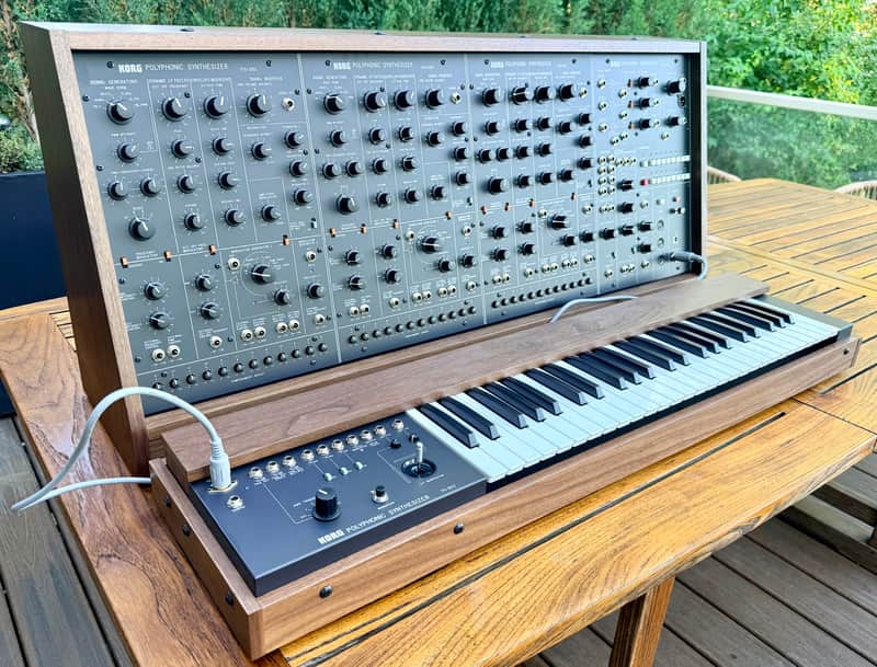 Korg PS-3300 49-Key 49-Voice Semi-Modular Polyphonic Synthesizer Reissue 2025 - Wood image 1