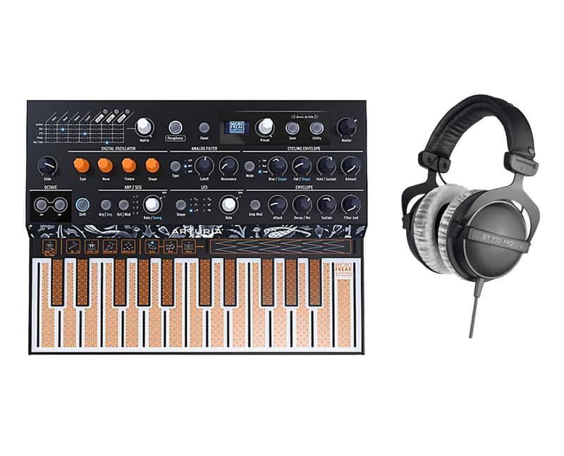 Arturia MicroFreak Hybrid Synth + Beyer Dynamic DT-770 Pro 80 Headphones image 1