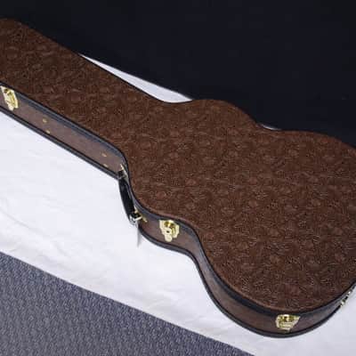 LUNA Vista Stallion acoustic electric guitar - Exotic Wood Top w/ Hard Shell Case image 2