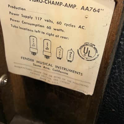 Fender Vibro Champ 1968-69 - Drip Edge image 11