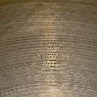 Zildjian 20" A. Zildjian Transition Stamp Ride Cymbal 1946 - 1953 - Traditional image 3