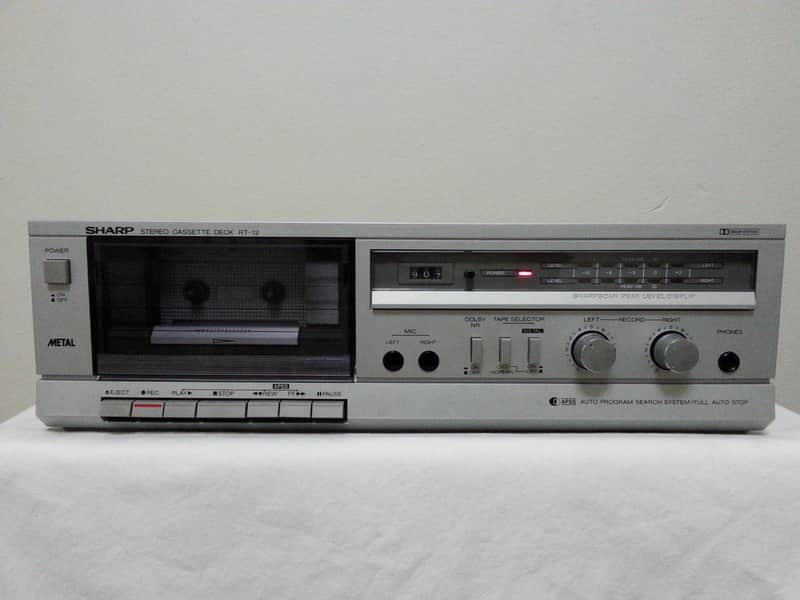 Vintage Sharp RT-12 Stereo Cassette Deck/Very Good Working Condition image 1