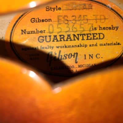 Gibson ES345TD 1967 - Sunburst image 6