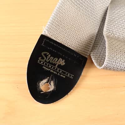 Straps Unlimited Inc. Silver Woven Guitar Strap Delray Beach Florida image 3