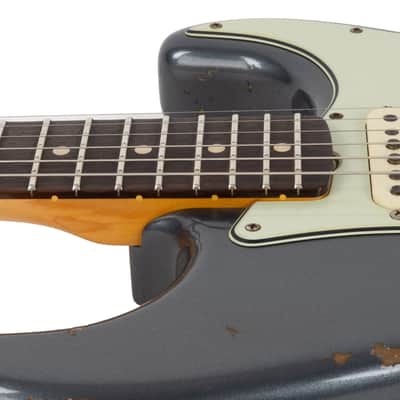 Used Fender Custom Shop '61 Stratocaster Relic Charcoal Frost Metallic 2020 image 6