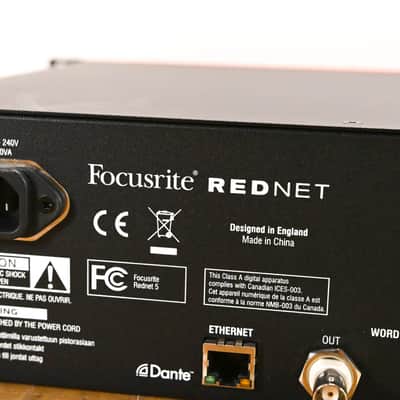 Focusrite RedNet 5 Pro Tools HD to Dante Network Bridge CG01ZXG image 10