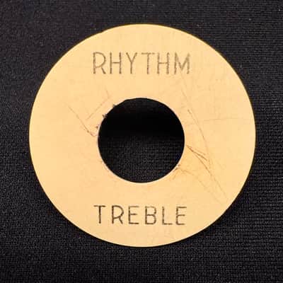 Gibson Burst Switch Upgrade Set Relic Aged Poker Chip Bakelite (Amber Catalin) Switch Tip and Heavy Knurled Switch Nut 1958 1959 image 3
