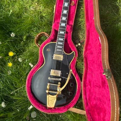Gibson Les Paul Custom W/ Bigsby (1957 Black Beauty) 1999 - Black/Ebony image 16
