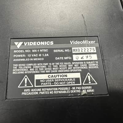 Videonics MX-1 DIGITAL VIDEO MIXER image 6