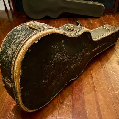 Ess & Ess Vintage Guitar Case 1950s - Black and Gold image 11