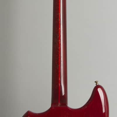 Guild Jet Star Solid Body Electric Bass Guitar (1966), ser. #SD-280, black tolex hard shell case. image 9