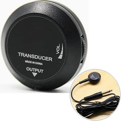 Acoustic Guitar Pickup, Piezo Contact Microphone Transducer for Ukulele, Violin, Mandolin, Kalimba image 1