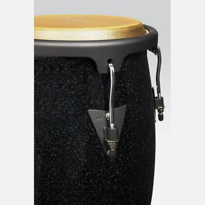 Latin Percussion LP Aspire 10-inch and 11-inch Santana Black Magic Conga Set with Double Stand, LPA646-BM image 6