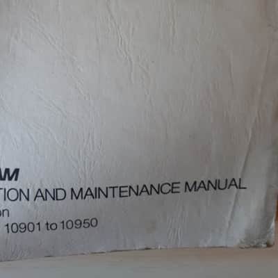 Sony Videocasette Player BVW-10P Betacam Operation and Maintenance Manual 1985 image 3