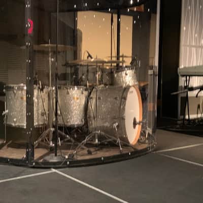 Ludwig Centennial Zep 4-Piece Shell Pack - Silver Sparkle image 9