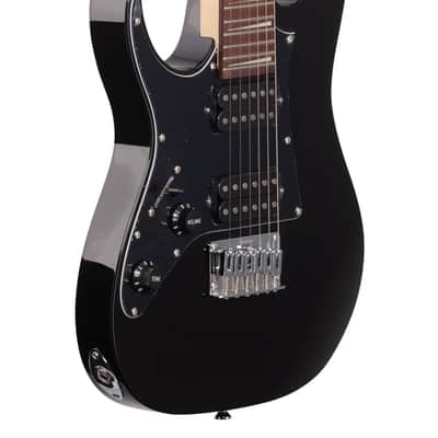 Ibanez GRGM21L Gio Mikro Lefty Electric Guitar Black Night image 9