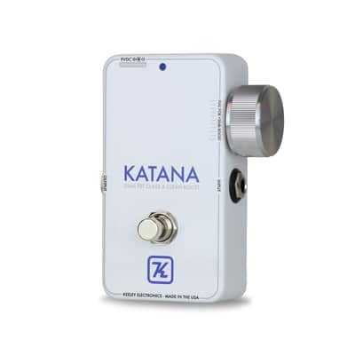 Keeley KATANA Clean Boost - Throwback White - - BRAND NEW Booster Pedal image 2
