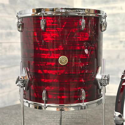 Gretsch Broadkaster 3pc Drum Set 22/12/16 Ruby Red Pearl image 3