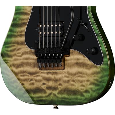 Kramer Volante Quilt HHFR Electric Guitar - Ultramarine Burst image 7