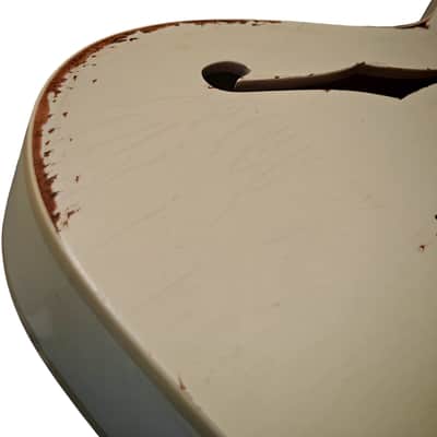 RELIC Vintage White Nitro Telecaster Thinline body image 9