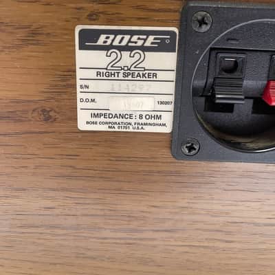 Just ONE Vintage Bose 301 Series III Bookshelf Speaker- Near Mint Working Condition-Sounds Great - Wood Veneer image 6