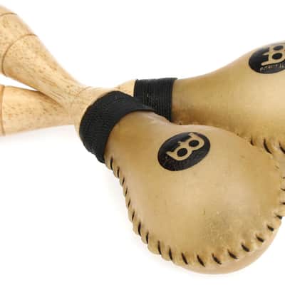 Meinl Percussion MSM2 Mini Rawhide Maracas - Natural Finish image 1