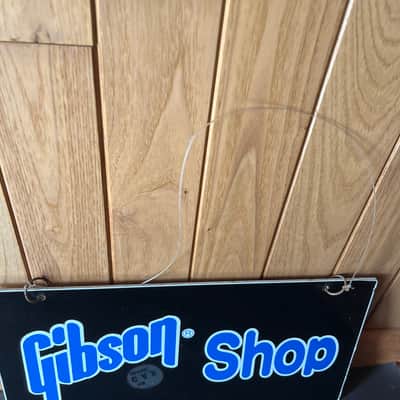 RARE 1980's Gibson SHOP (Dealer) SIGN (New Old Stock NOS) image 5