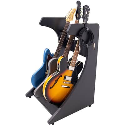 Gator Frameworks Elite Series 3 to 4-Space Guitar & Instrument Case Combo Rack Standard Black Finish image 4