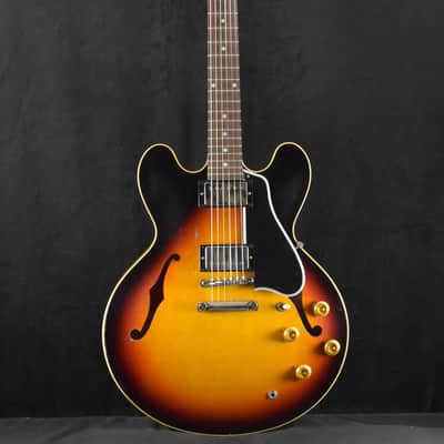 Gibson Murphy Lab 1958 ES-335 Reissue Tri-Burst Light Aged image 2