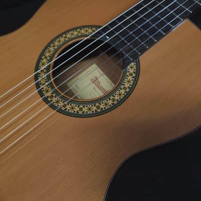 New Alhambra 4P Solid Top Classical Nylon String Guitar Made in Spain Logo'd Gig Bag image 8