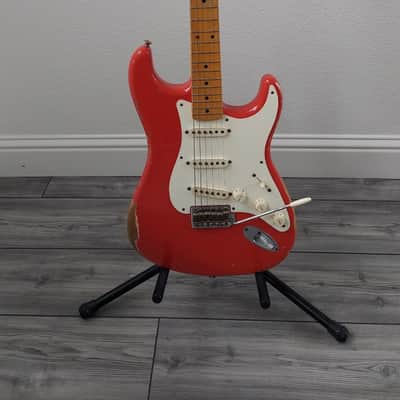 1957 Fender Stratocaster relic 2012 Fiesta Red image 1