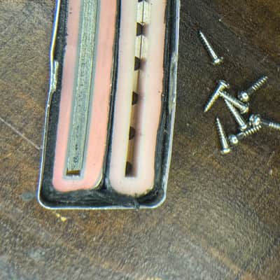 Vintage 1970s Gibson Mini Humbucker Set – Stamped Pat No. – PROJECT PAIR image 8
