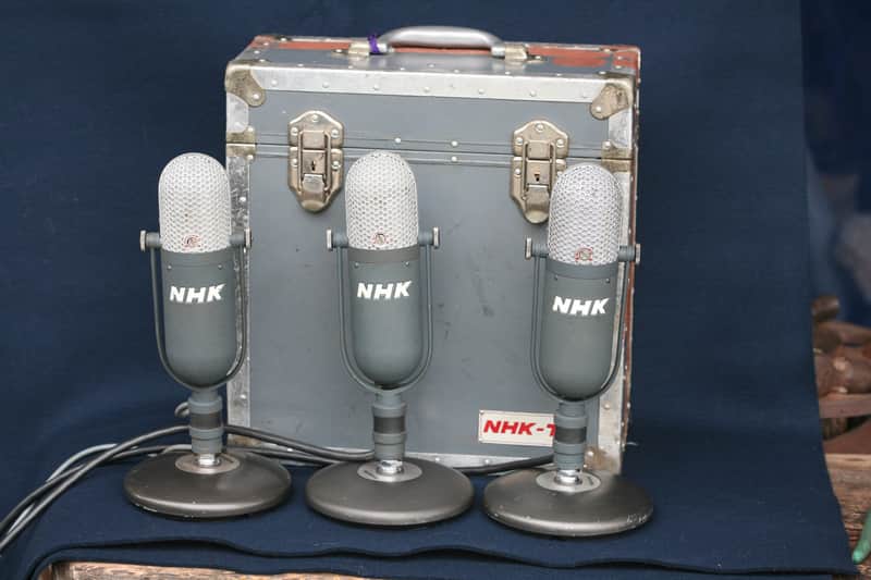 Aiwa RV-1a 3 Ribbon mics/ original NHK case image 1