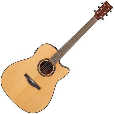 Yamaha TAG1 C Dreadnought TransAcoustic Guitar - Natural image 2