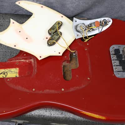 1967 Fender Mustang Bass - Dakota Red - OHSC image 19