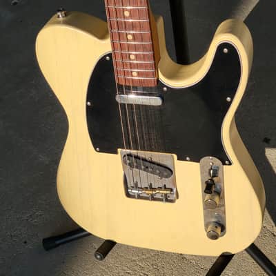 Used Riggio Custom Guitars Tango Blonde, Rosewood, Black Guard with Gigbag image 6