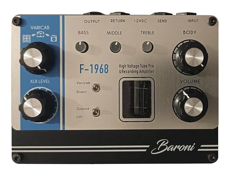 Baroni F-1968 Tube Preamp / D.I. Recording Amp (Fender Cleans) image 1