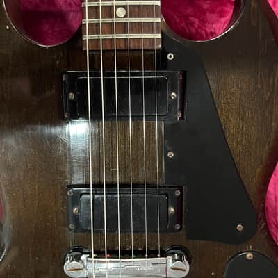 Gibson SG II 1974 with case Walnut vintage mini humbucker image 6