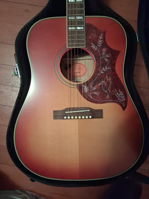 Epiphone Hummingbird 2021 - Present - Cherry Sunburst image 1