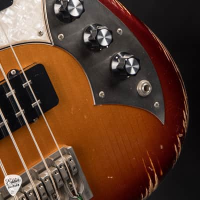 Novo Ivorus Bass Fretless - Mayan Burst #26122 image 14