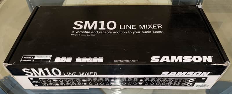 Samson SM10 10 channel line mixer 2019 image 1