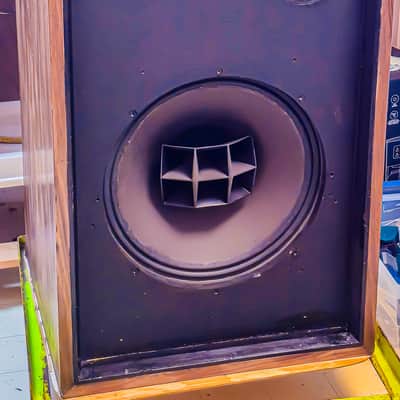 Altec Lansing 604 B duplex coaxial speakers with n1000b crossover restored early hi-fi 1949 - Grey crackle image 2
