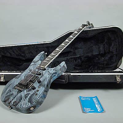 Jackson Soloist 1987 Black/ Gray Snakeskin image 2